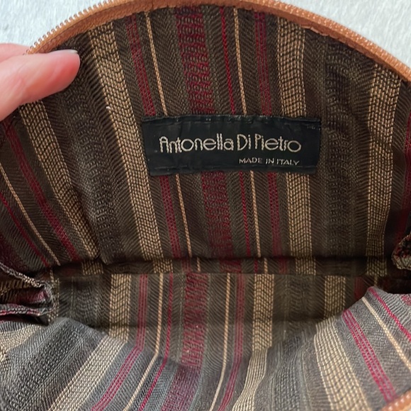 ANTONELLA DI PIETRO , Italian , real snake leather pouch - Picture 3 of 6